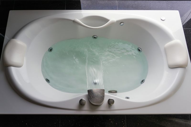 Spa-Style Corner Bathtub